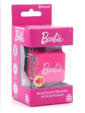 Bitty Boomers Bitty Box Barbie Pink Bluetooth Speaker Keychain - Bright Pink